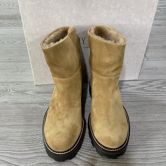 Jimmy Choo Tan Ankle Boots - Picture 4 of 8